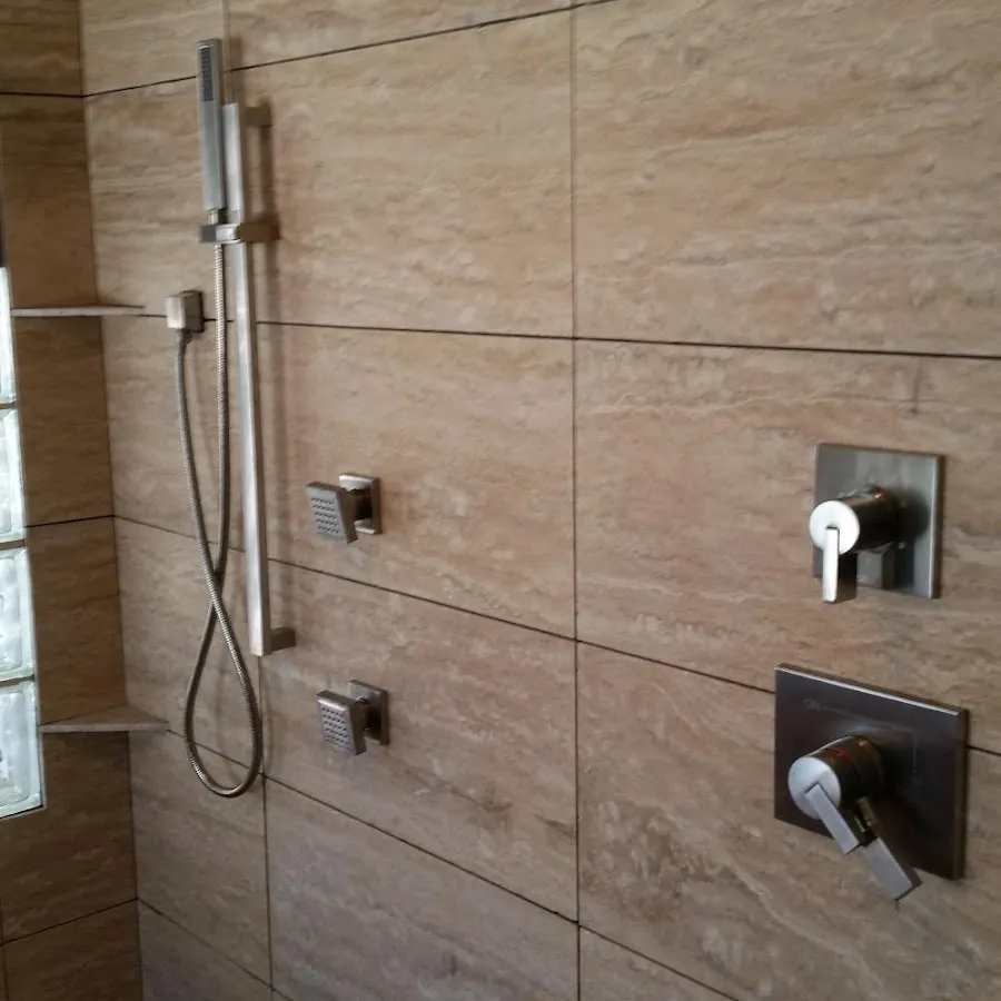 Shower fixture installation for Frozen Pipe Repair in Burton